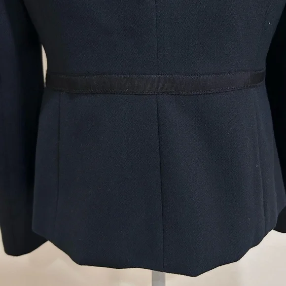 Sandra Angelozzi Tailored Tie front Blazer Black - Picture 8 of 13